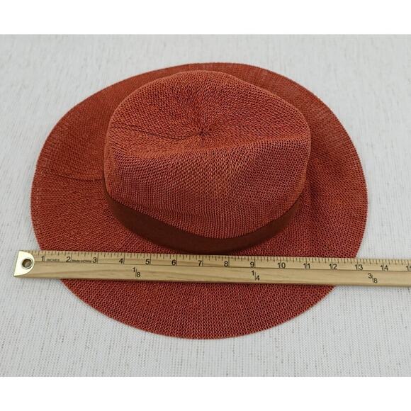 Marcus Adler New York Panama Hat Rust Classic Sun Protection - Picture 7 of 8